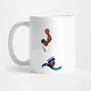 Basketball player Anthony Edwards in action Mug